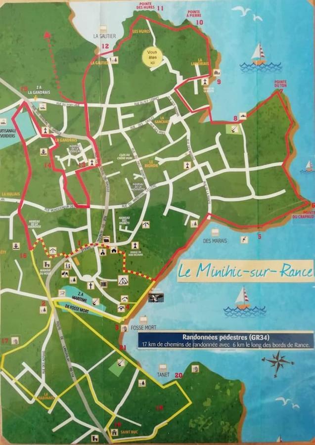 Villa Les Rochettes - Pensez A Apporter Vos Draps ! Le Minihic-sur-Rance Exterior foto